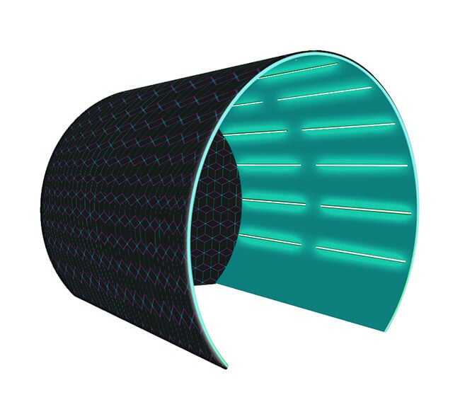 Half Circle Photo Booth Enclosure