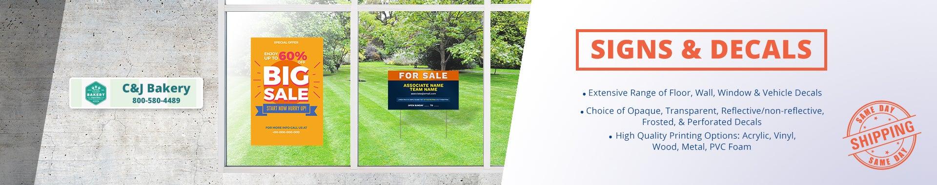 Category Signs-Decals Banner