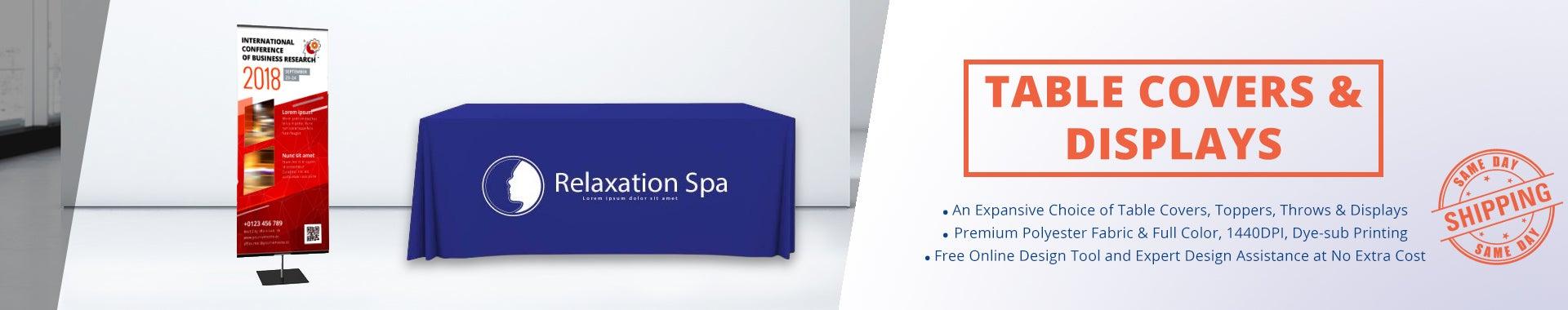 Category Table-Covers-Displays  Banner