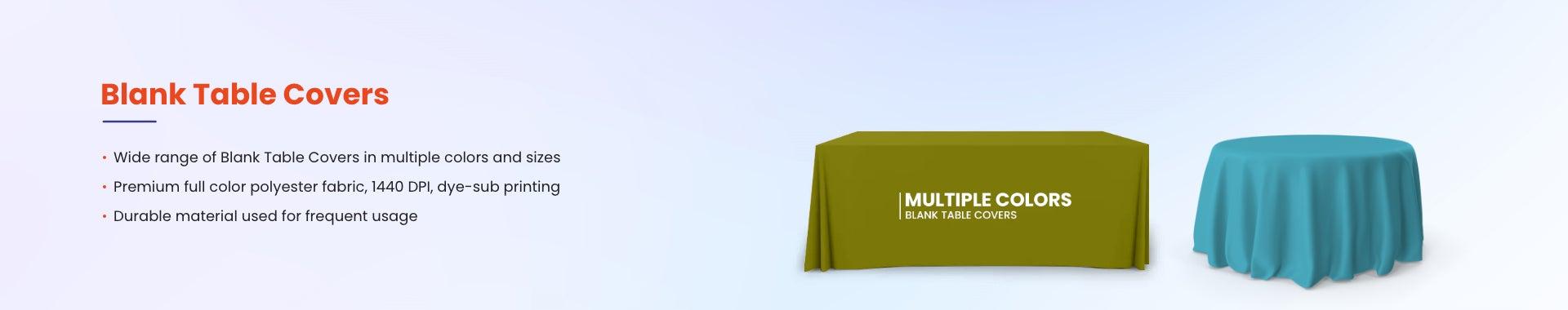 Sub-Category Blank Table Covers UK