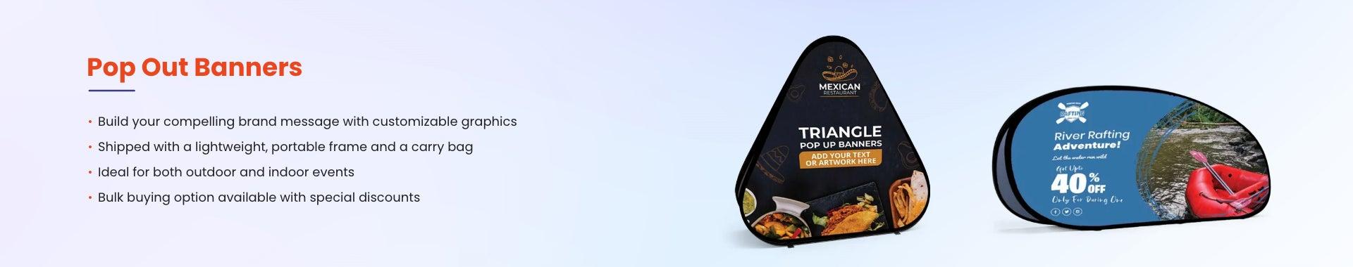Sub-Category Pop Out Banners