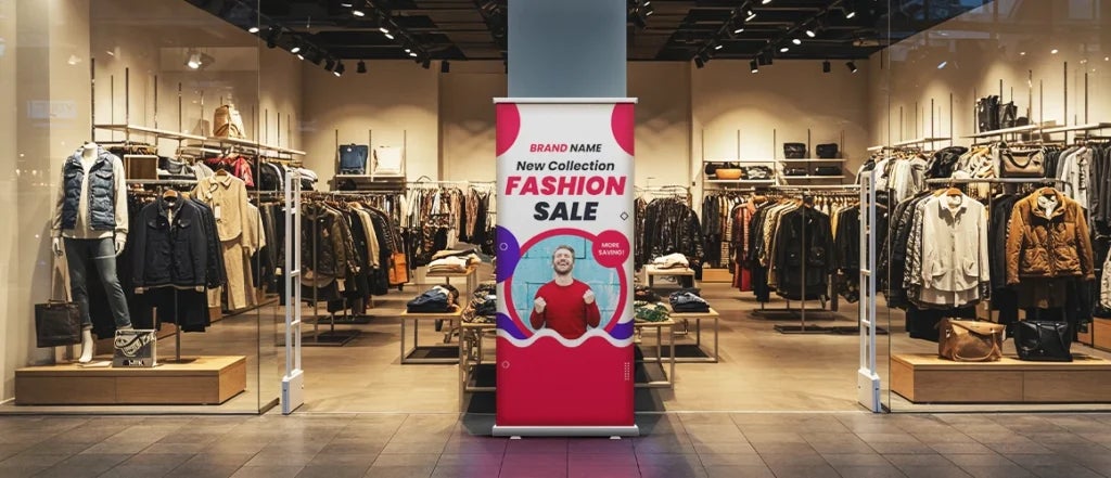 Highlighting Promotion Inside Retail Stores with Using Banner Stand