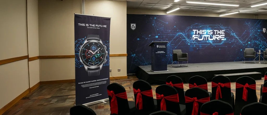 Use Banner Stand at Product Launch Events
