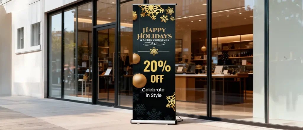 Why Pull Up Banners for Holiday Promotion