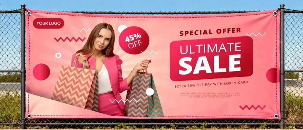 Keep Message Clear and Bold on Fence Banners