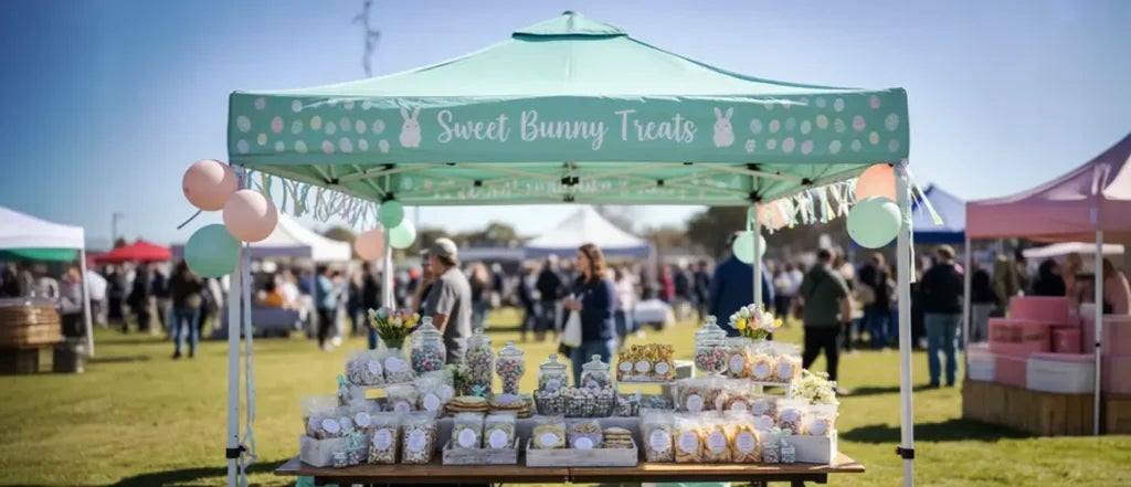 Defined Retail Space with Printed Gazebo