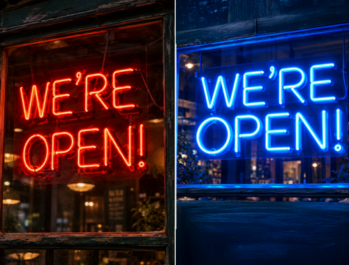 LED Neon vs Traditional Glass Neon Signs
